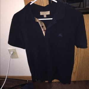 Men’s Burberry Navy Polo